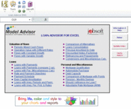 Loan Advisor for Excel (Full) screenshot